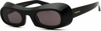 Ferragamo Grey Irregular Ladies Sunglasses SF2030S 001 51