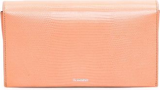 Jil Sander All Day Schoudertas - Dames - Portefeuilles - Oranje - ONE Size - Leer - Accessoires