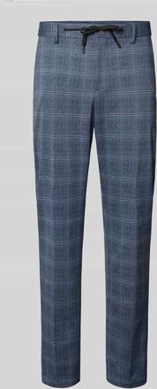 s.Oliver Black Label Slim Fit Anzughose mit Gürtelschlaufen in Dunkelblau, Größe 102