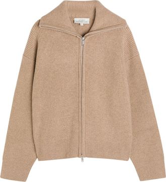 STUDIO NICHOLSON Sandos Ribbed Merino Wool Jumper - Beige - Xxs (UK4 / Xxs)