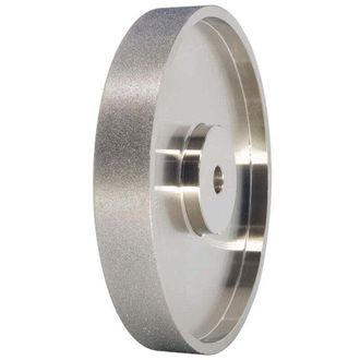 OEM Disco Abrasivo De Diamante Cbn De 6 X 1 Pulgada Con Mandril De 1/2 Pulgada, Afilado De Alta Velocidad, Acero De Grano 180 -crezuo