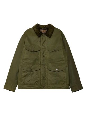 Filson Journeyman pocketed corduroy-collar jacket - Groen