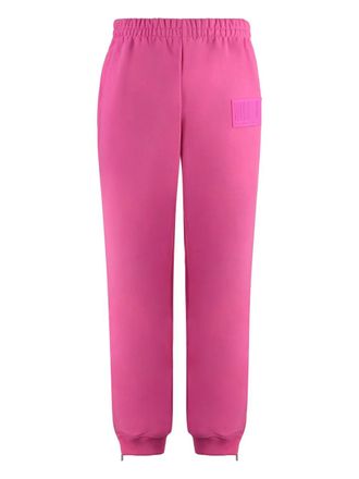 VETEMENTS logo-appliqué track pants - Pink