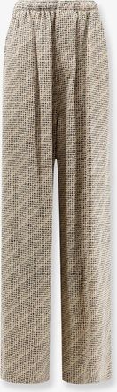 Balenciaga Pantaloni Monogram in seta - BALENCIAGA - gender_Woman