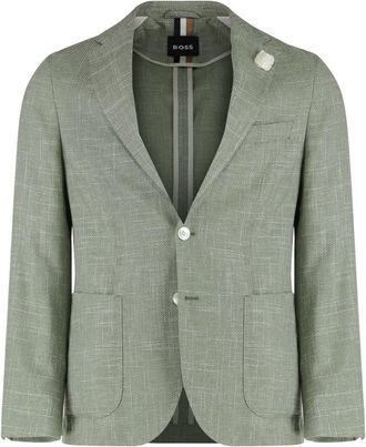 HUGO BOSS Single-Breasted Two-Button Jacket