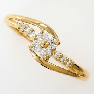 C&A Yellow Gold Yellow Gold (18K) Band Ring (Pre-Owned)