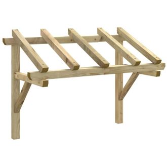 vidaXL P&eacute;rgola De Puerta Madera Maciza De Pino 150x100x100 Cm Vidaxl