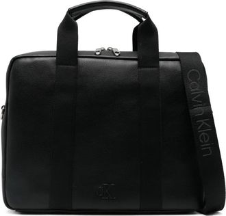 Calvin Klein Borsa porta pc con zip - Nero