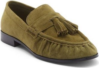 Jeffrey Campbell Articulate Kiltie Loafer in Olive Suede at Nordstrom, Size 9.5