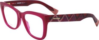 Missoni Womens 53 mm Violet Eyeglasses