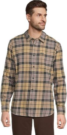 Volcom Caden Plaid Long Sleeve Mens Clothing Khaki 1 : 2XL, Cotton/Flannel