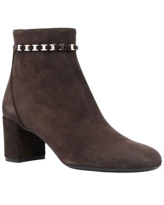 Ferragamo 75Mm Ghila Leather Ankle Boot