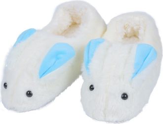 Generic Soft And Warm Infant Toddler Slipper Shoes For Cozy Comfort All Day Long With Sole Design Perfect For Baby Girls And Boys Indoor Winter Footwear (Whit