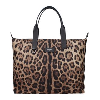 Dolce & Gabbana Dolce&Gabbana Herrens Umh&auml;ngetaschen aus braunem Nylon