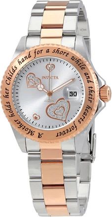 Invicta Angel Silver Crystal-set Dial Ladies Watch 14731