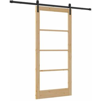 vidaXL Puerta Deslizante Otro Orkdal Marr&oacute;n 93 X 202 Cm Vidaxl