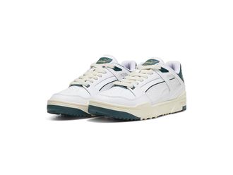 Puma Slipstream-G Shoes Puma White/Varsity Green : EU 42.5 (US Mens 9.5 - Womens 11) Medium, Leather