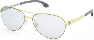 Ic! Berlin IC0068-D Radi Asian Fit 41A Mens Sunglasses Yellow Size 58