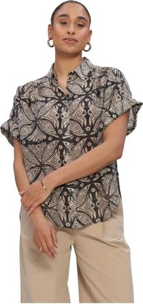 Summum Blouse Ethnic Print - Dames - Overhemden - Veelkleurig - S - Overhemden