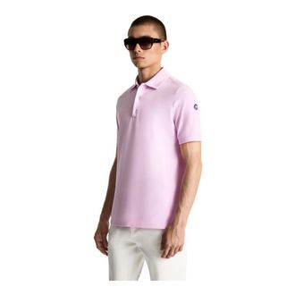 Fusalp Tops, Heren, Roze, M, Katoen, Klassiek Roos Poloshirt