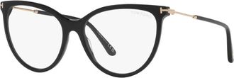 Tom Ford Mode Bril in Zwart - Dames - Brillen - Zwart - 56 MM - Accessoires