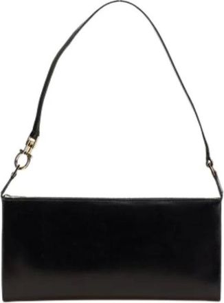 Ferragamo Pre-owned Shoulder Bags, female, Black, Size: ONE SIZE Pre-owned Shoulder Bag