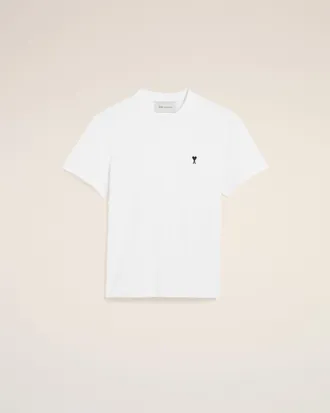 Ami White Cotton Ami De Coeur T-shirt White - XXXL - for Men