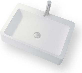 Ambra Tanaho - lavabo de encimera rectangular - Lavabo