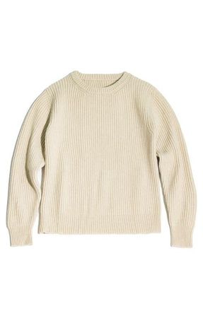 Fortela Alberto Wool Crewneck Sweater in White at Nordstrom, Size X-Large Eu