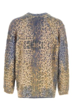 Diesel Mens Printed Cotton Blend Cardigan 77q Maglieria