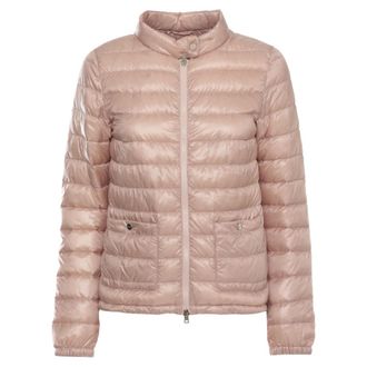Herno Down Jackets, female, Pink, Size: S Reversible Quilted Jacket