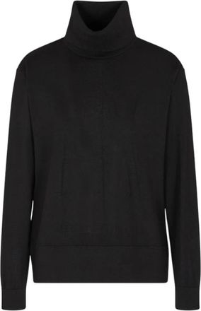 A|X Armani Exchange Turtleneck Sweater - Dames - Coltruien - Zwart - L - Wol - Truien & Vesten