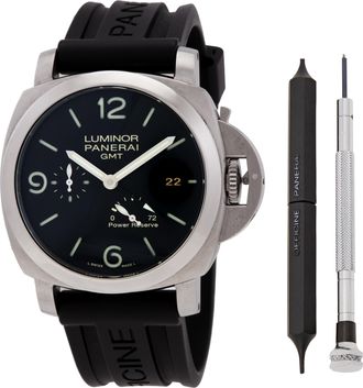 Officine Panerai Pre-owned Panerai Luminor 1950 Automatic Black Dial Mens Watch PAM00321