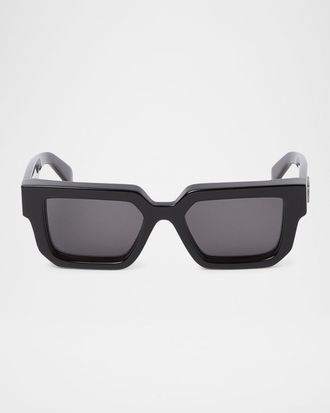 Off-white Mens Silverstone Acetate Square Sunglasses