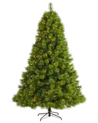 Nearly Natural 7.5Ft. Green Scotch Pine Artificial Christmas Tree