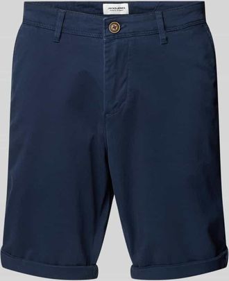 Jack & Jones Jack & Jones Regular Fit Bermudas mit Eingrifftaschen Modell IBOWIE in Dunkelblau, Gr&ouml;&szlig;e S