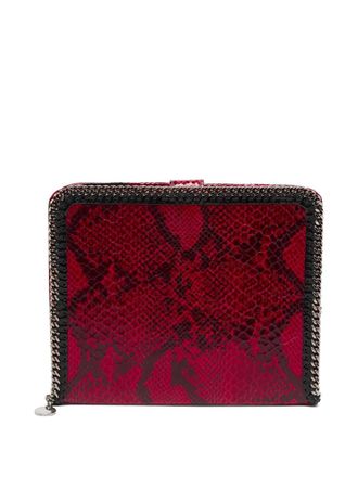 Stella McCartney 2000s iPad hoesje met pythonprint en kettinghengsel - Rood