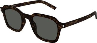 Saint Laurent Zonnebril - unisex - Accessoires - Bruin - Maat: 49 MM Nylon