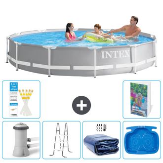 Intex Piscina Prism Frame Redonda - 366x76 Cm - 7-piezas S318