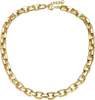 Rachel Glauber 14K Plated Link Bracelet