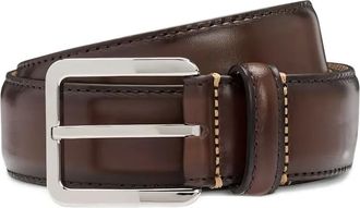 BOSS Cintura con fibbia squadrata - Marrone