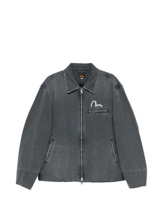 Evisu Ej, Distressed Effect Zip Jacket