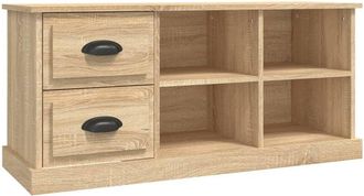 vidaXL Vidaxl - Mueble de tv madera contrachapada roble Sonoma 102x35,5x47,5 cm