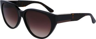 Lacoste L985S 001 Womens Sunglasses Black Size 59