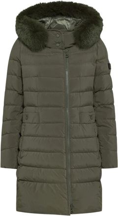 Peuterey Seriola ML 06 FUR Parka - - Coats - Donna - Verde - XL