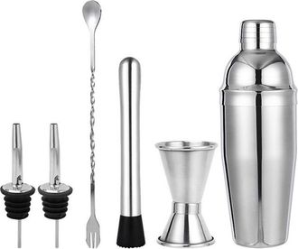 OEM Kit Completo De C&oacute;cteles, Coctelera De 550 Ml, Coctelera Profesional, Accesorios De Barra Y Herramientas De Mixolog&iacute;a, Ideal Para B&aacute;rmanes Y Aficionad