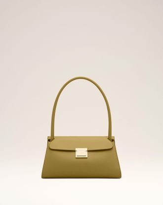 Ami Green Cow Leather Small Mimi Bag Green - OS - Unisex