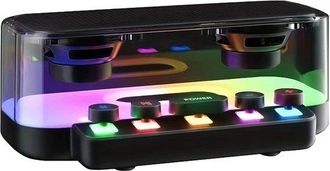 OEM Altavoz Bluetooth Colorido Con Iluminaci&oacute;n Y Botones Mec&aacute;nicos, Estilo Punk De Los Deportes Electr&oacute;nicos, Ideal Como Regalo