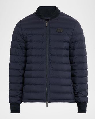 Burberry Mens Knight Stamp Down Puffer Jacket