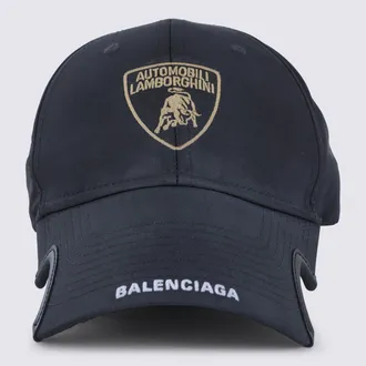 Balenciaga Black Lamborghini Baseball Cap